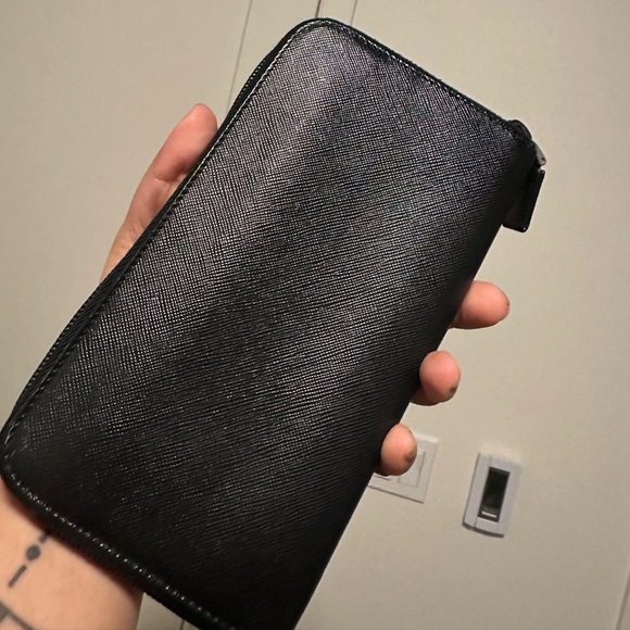 EUC Prada Saffiano Leather Zip Around Wallet - Picture 2 of 14